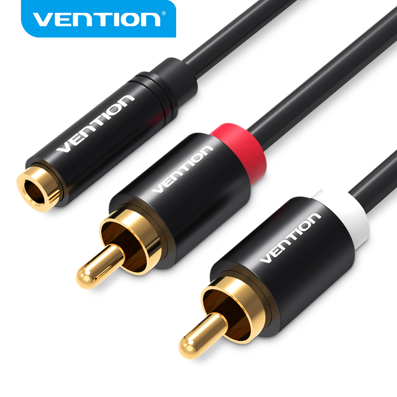 Home Cinema Idea - Vention Jack 3.5mm Dişi 2RCA Erkek