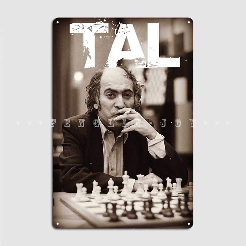 Home Cinema Room Accessories - Rus satranç Grandmaster Mikhail Tal Metal