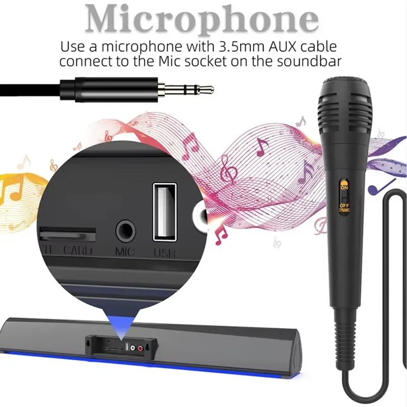 60W kablosuz TV PC soundbar'da - Home Cinema Wireless Speakers incelemesi ve fiyatı