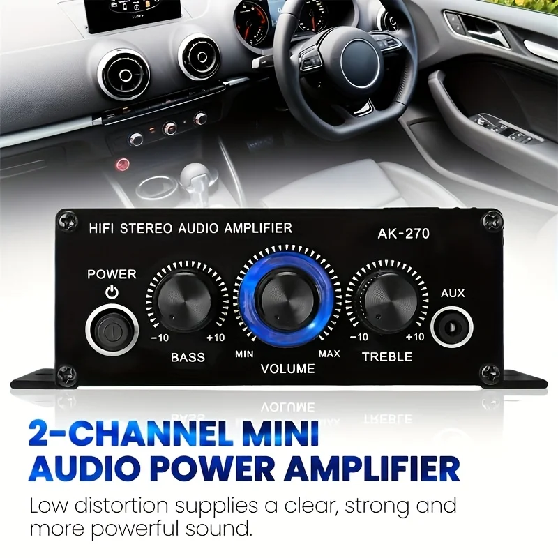 AK-270 400W Mini Güç Amplifika - Home Cinema Idea incelemesi ve fiyatı